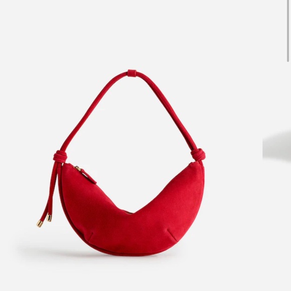 Madewell Handbags - Madewell Vibrant Red Hobo Bag